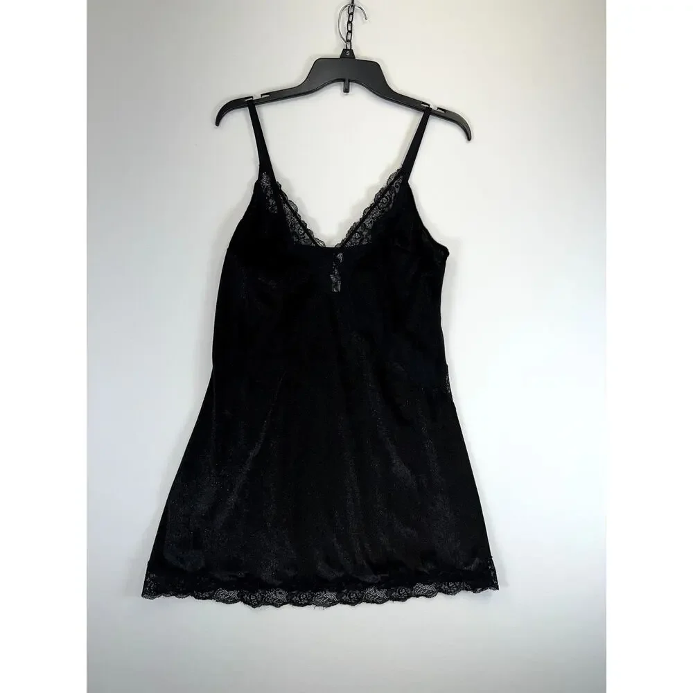 Gilligan & Omalley Lingerie Women’s Large Black Sleeveless 100% Polyester